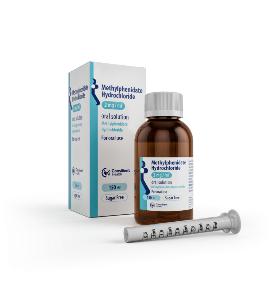 Methylphenidate Hydrochloride bottle