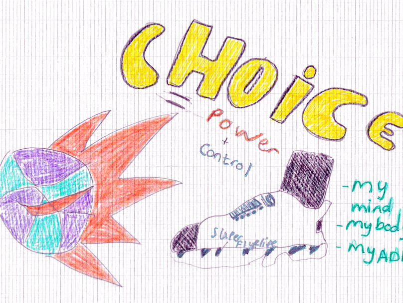 Choice football drawing